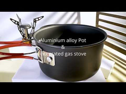 Camping Pot and Pans Cooking Set