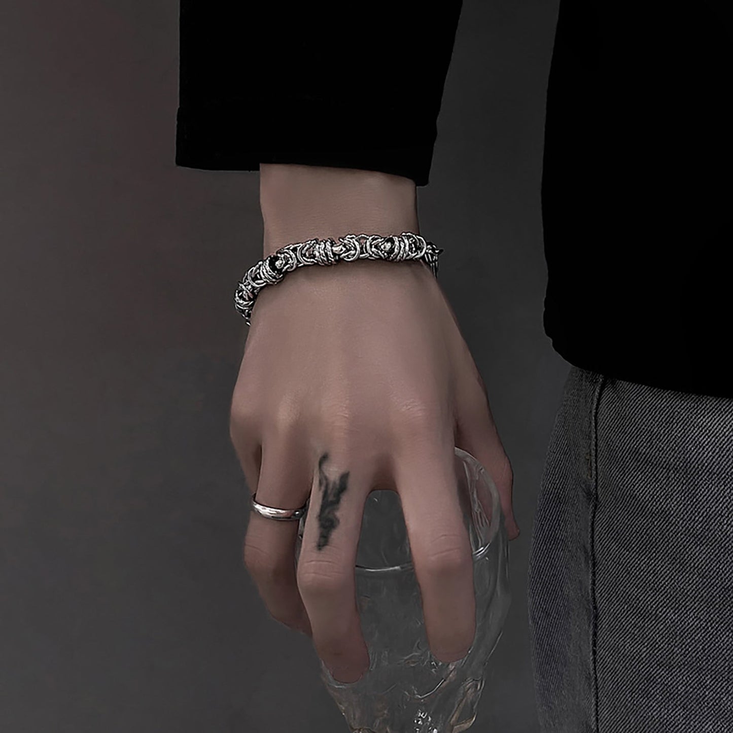 Pure Titanium Chain Bracelet - fabufabu design store