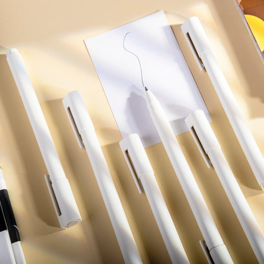 Push - Type Gel Pens 0.5mm 10pcs - fabufabu design store