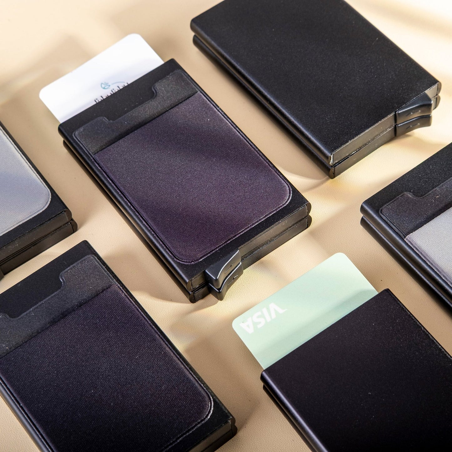 RFID Aluminium Anti - theft Double Holder Credit Card Wallet - fabufabu design store