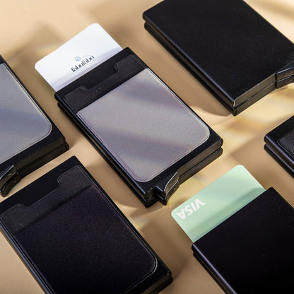 RFID Aluminium Anti - theft Double Holder Credit Card Wallet - fabufabu design store