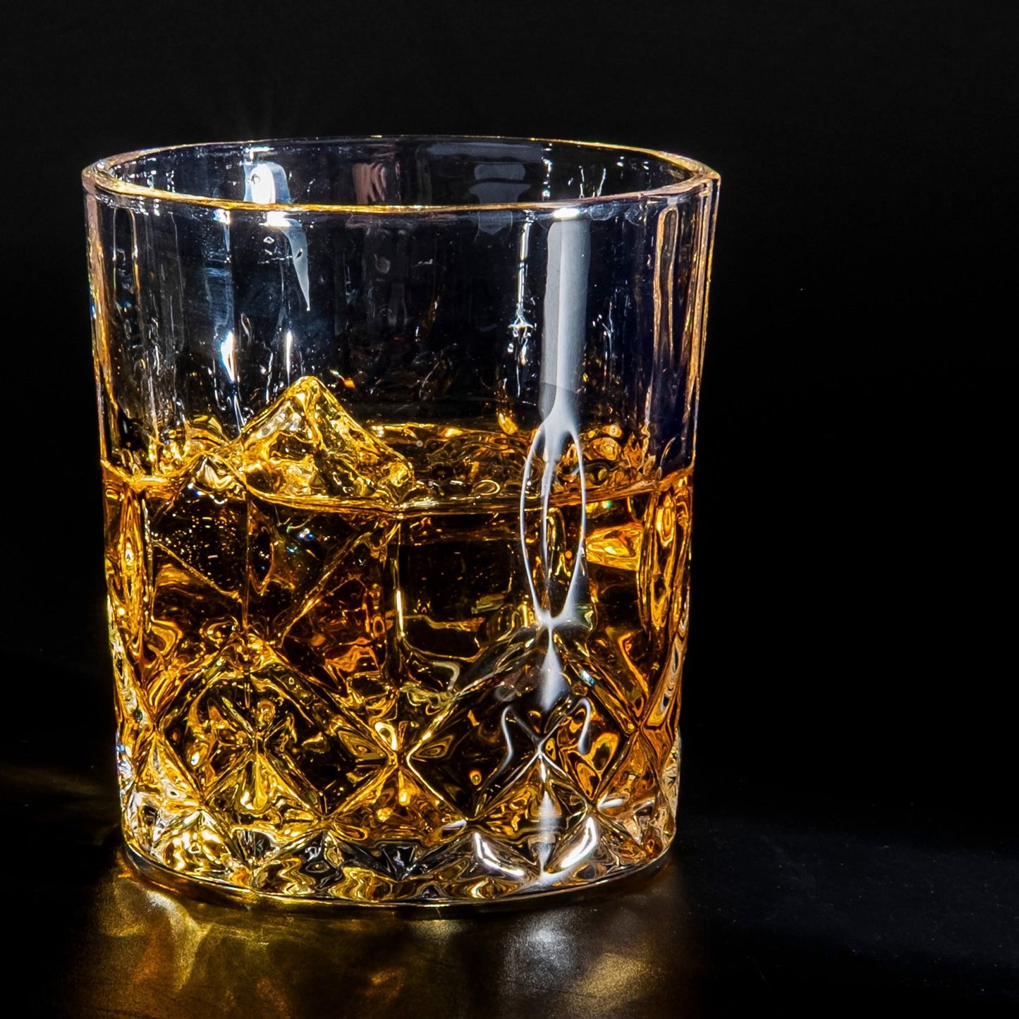 Rhombus Diamond Shape Whiskey Glasses Set of 2 - fabufabu design store