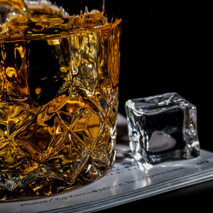 Rhombus Diamond Shape Whiskey Glasses Set of 2 - fabufabu design store