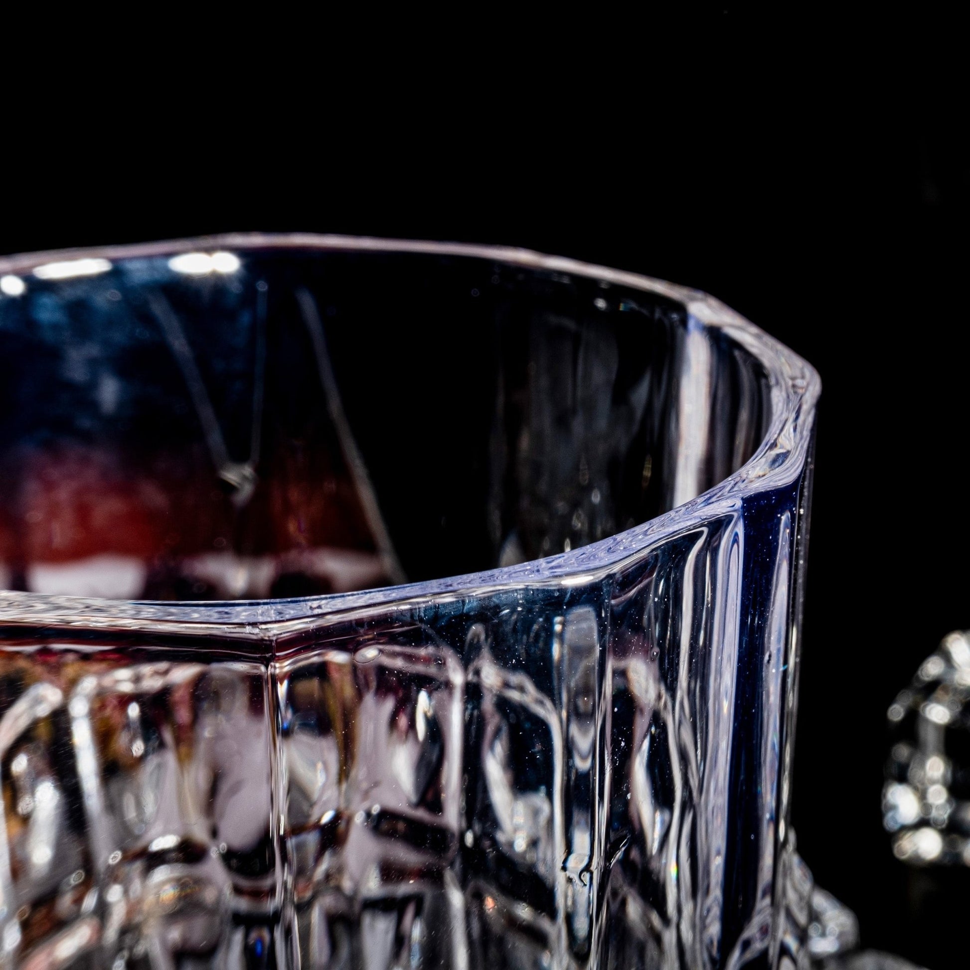 Rhombus Diamond Shape Whiskey Glasses Set of 2 - fabufabu design store
