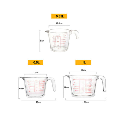Glass Bakeware Measuring Cups - fabufabu design store
