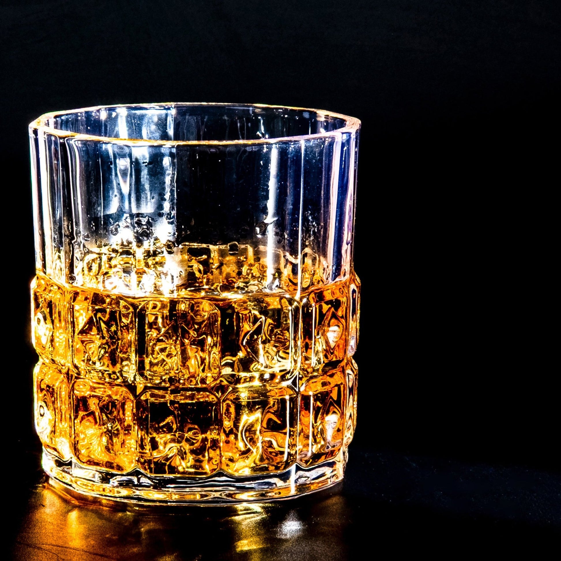 Square Diamond Whiskey Glasses Set of 2 - fabufabu design store