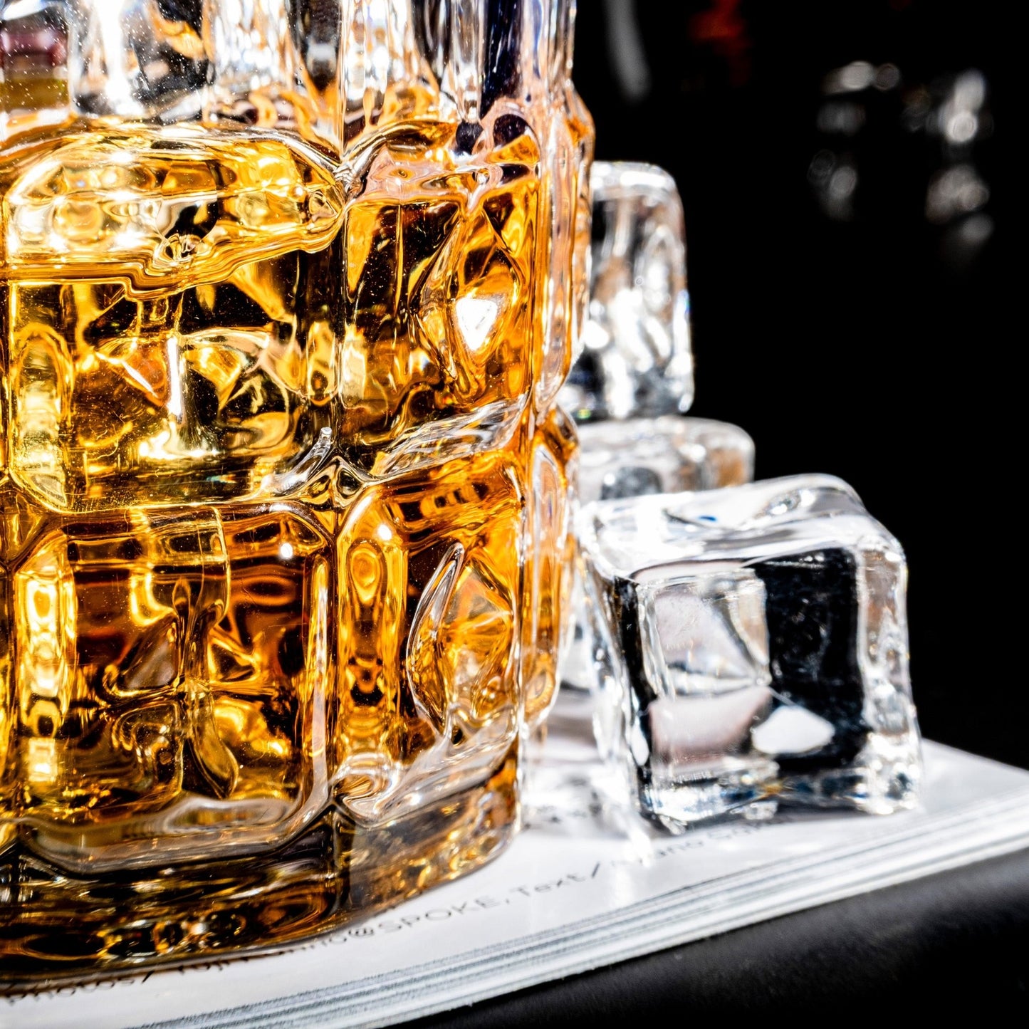Square Diamond Whiskey Glasses Set of 2 - fabufabu design store