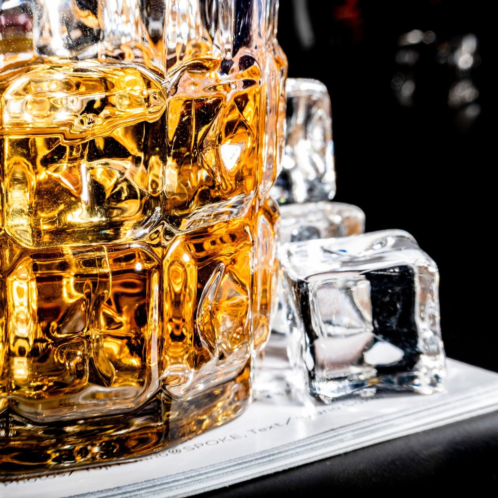 Square Diamond Whiskey Glasses Set of 2 - fabufabu design store