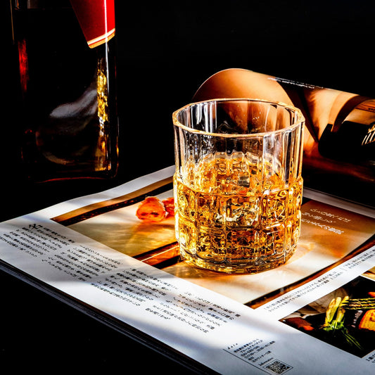 Square Diamond Whiskey Glasses Set of 2 - fabufabu design store