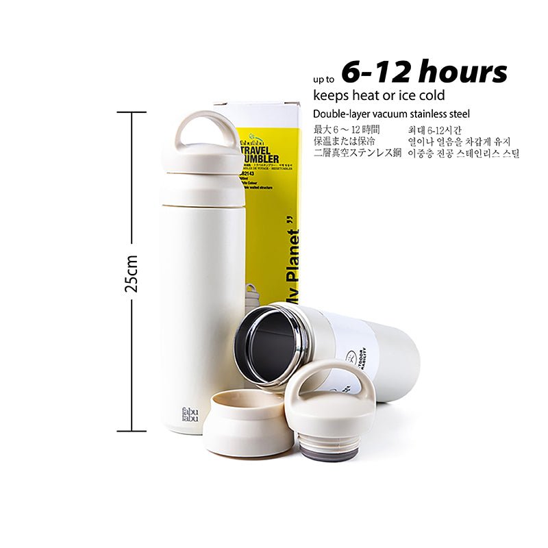 Stainless Steel Thermos Water Bottle - fabufabu design store
