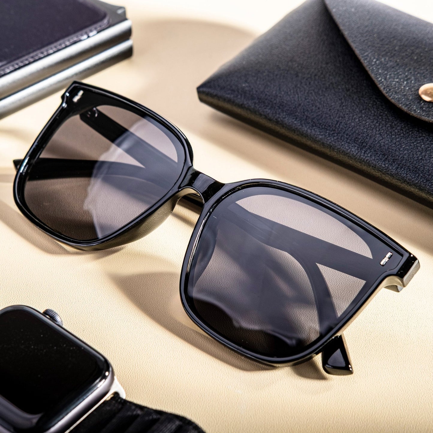 Trendy Oversized Korean style sunglasses for Men Women - fabufabu design store