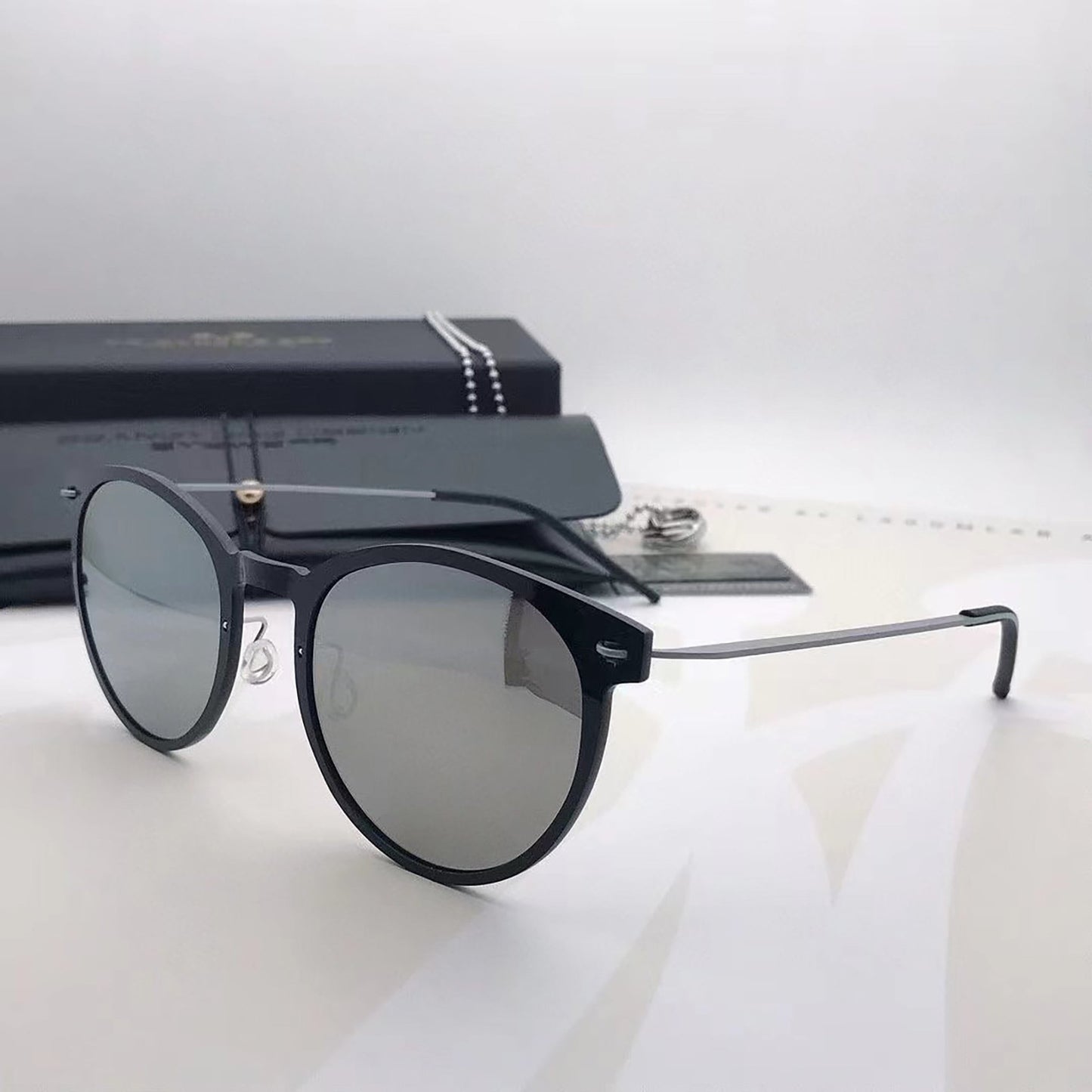 trendy titanium temples sunglasses - fabufabu design store
