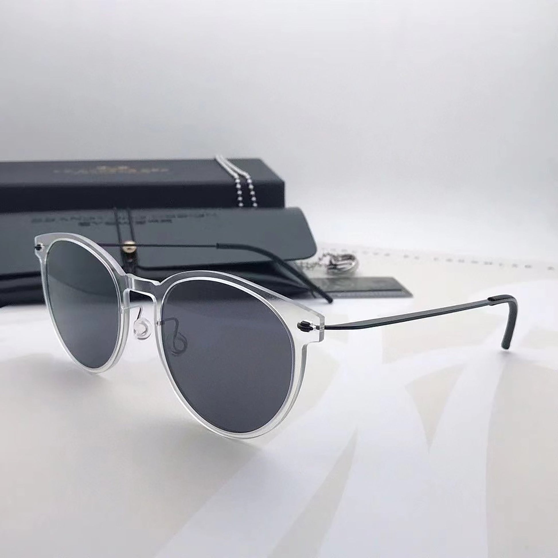 trendy titanium temples sunglasses - fabufabu design store