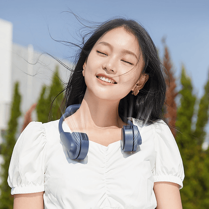 Two - in - one Portable Neck cooling and heating Fan - fabufabu design store