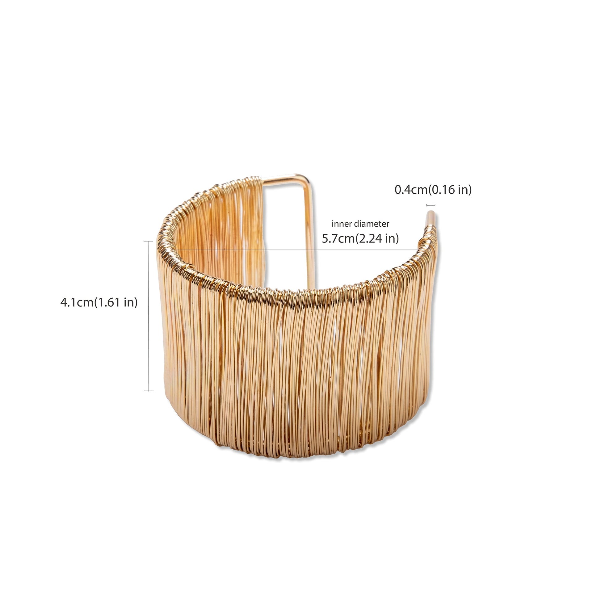 Wrist Wrap Wide Arm Cuff Bracelets - fabufabu design store